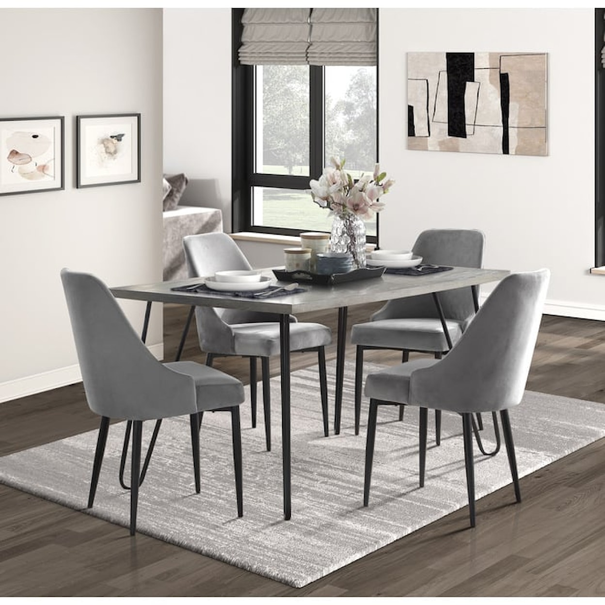 Homelegance Furniture Keene Rectangular Dining Table