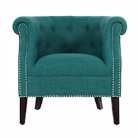 Traditional Accent Chair with Nailhead Trim