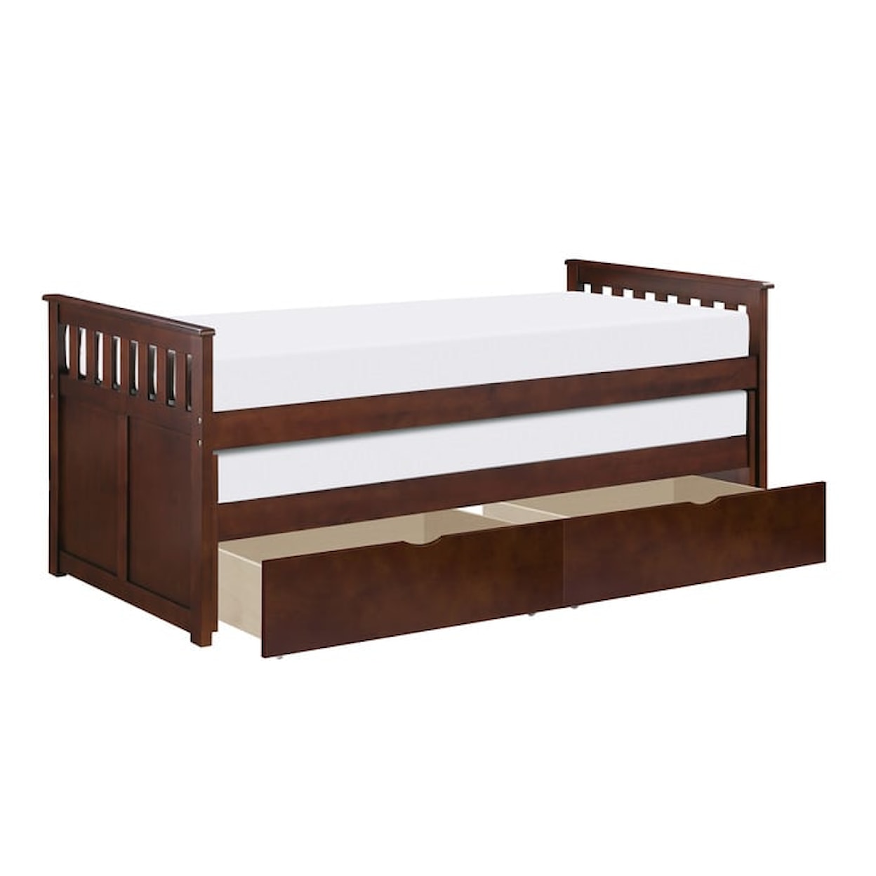 Homelegance Furniture Discovery Twin/Twin Bed with Storage Boxes