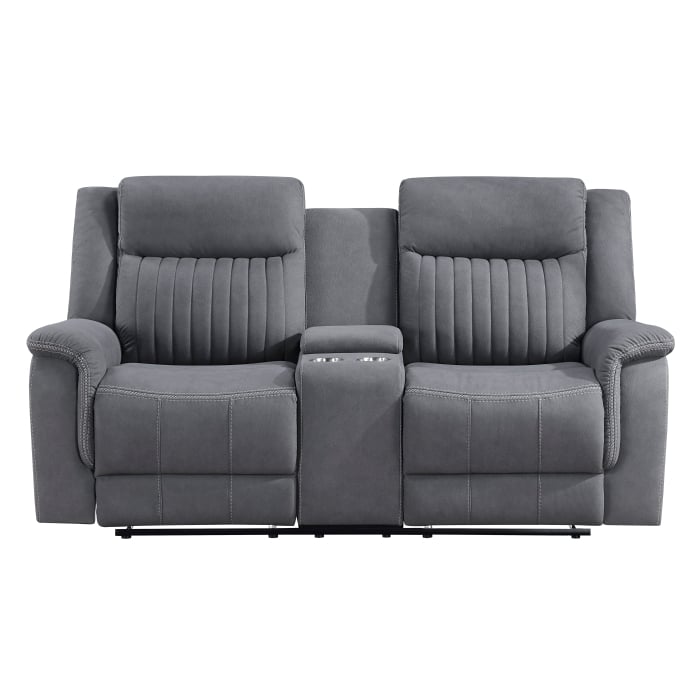 Homelegance Dean Double Manual Reclining Loveseat