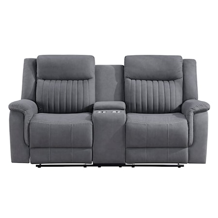 Double Manual Reclining Loveseat