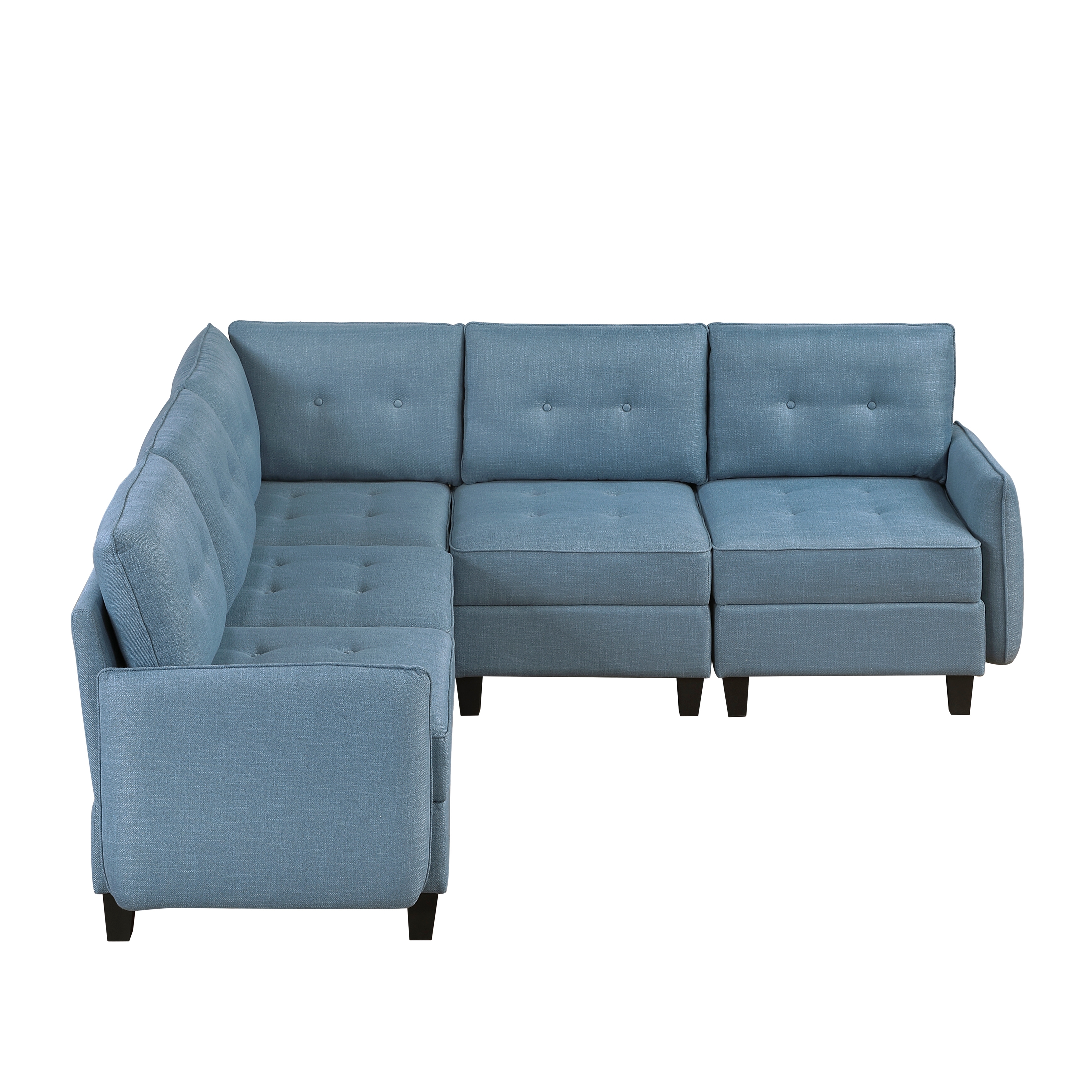 5-Piece Sectional Sofa with Storage