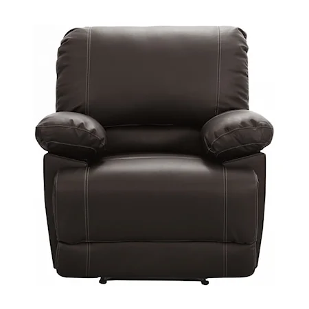 Reclining Chair with Pillow Arms