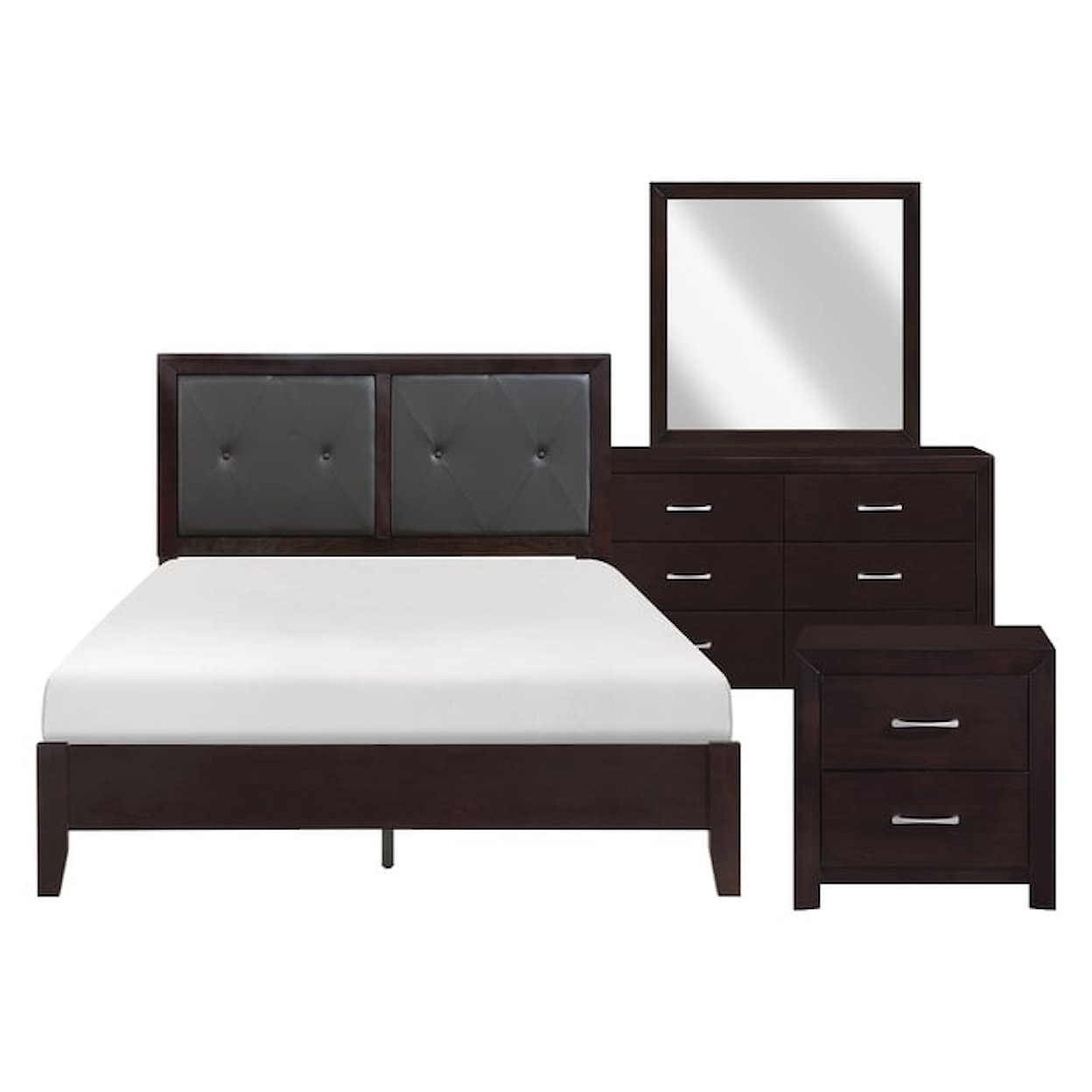 Homelegance Edina 4-Piece Queen Bedroom Set