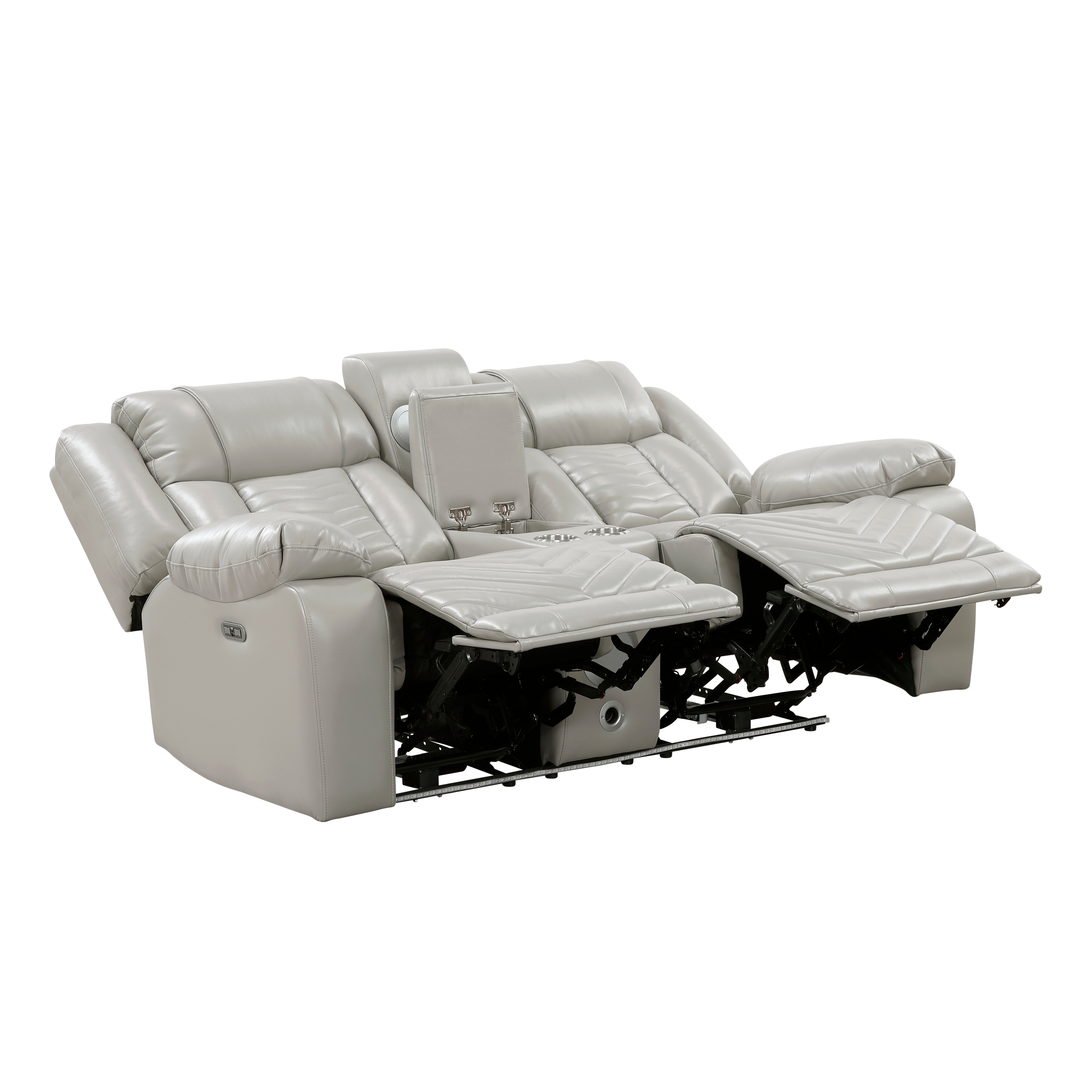 Power Double Reclining Loveseat