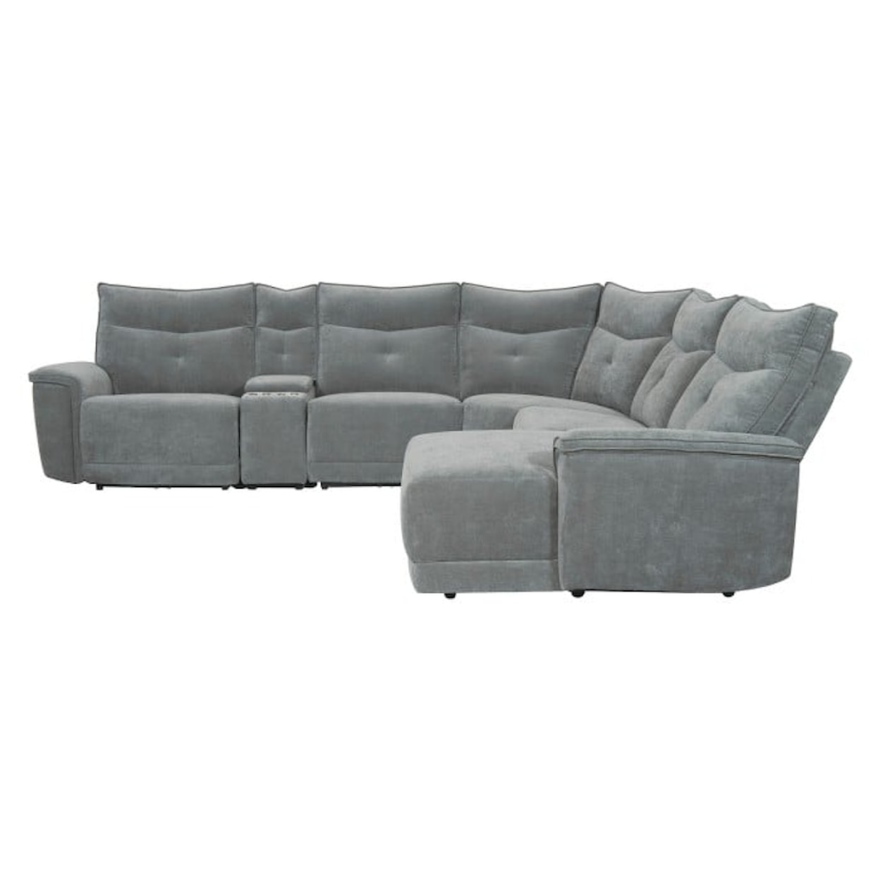 Homelegance Tesoro 6-Piece Modular Reclining Sectional Sofa