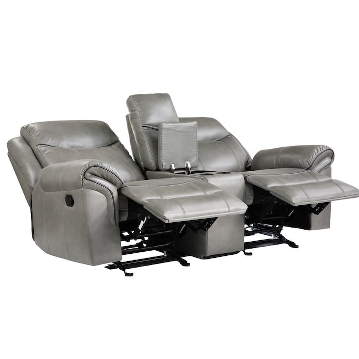 Homelegance Aram Double Glider Reclining Loveseat