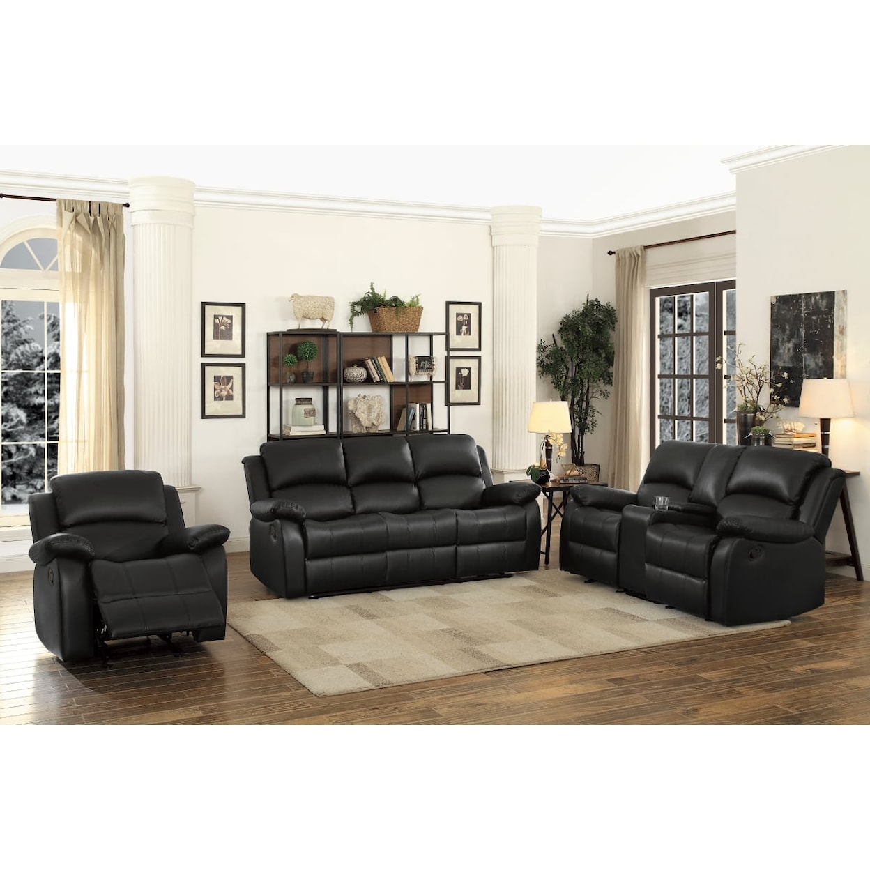 Homelegance Furniture Clarkdale Double Reclining Sofa