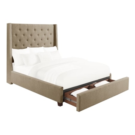 Full Platform Storage Bed