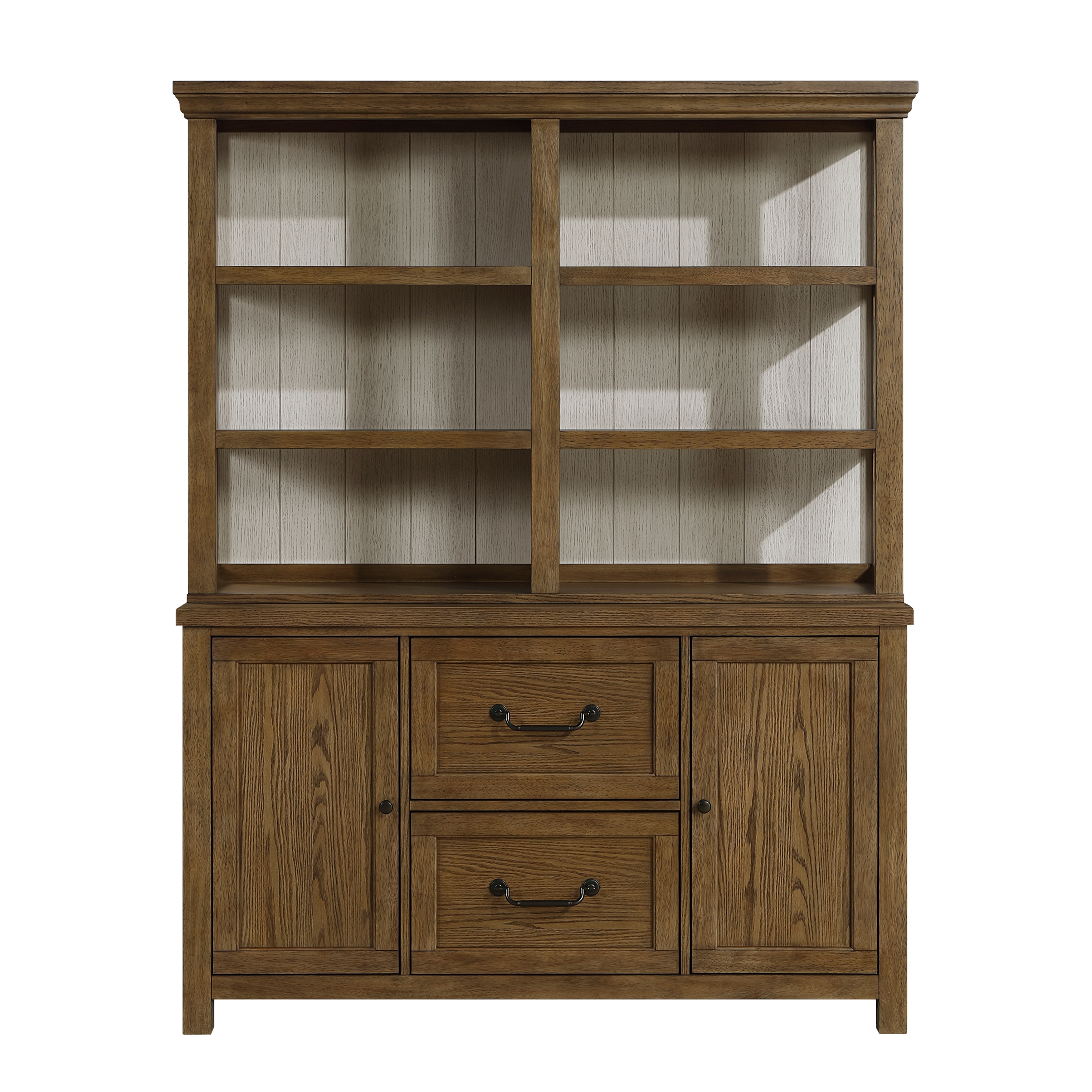 Homelegance Wyatt Two-Door Buffet & Hutch w/Adjustable Shelves