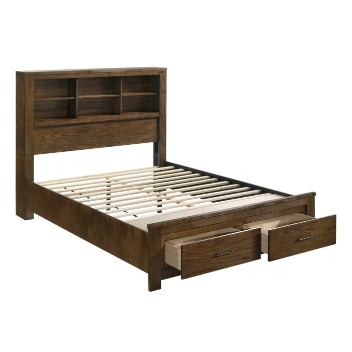 5-Piece Queen Wall Platform Bed