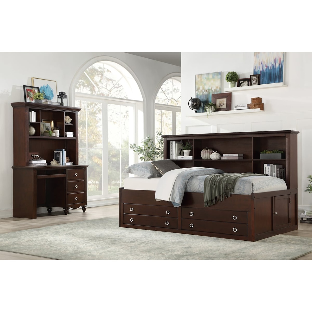 Homelegance Furniture Meghan Full Storage Bed