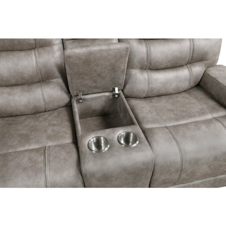 Manual Double Reclining Loveseat