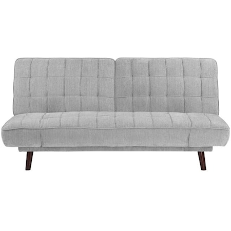 Transitional Sofa Sleeper with Tufted Detail