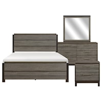 Contemporary 4-Piece Queen Bedroom Set