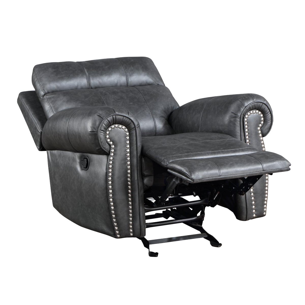 Homelegance Granville 9488GY1 Transitional Glider Reclining Chair with