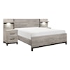 Homelegance Furniture Zephyr 5pc Set Eastern King Wall Bed (EK+2NS+2NS-P)