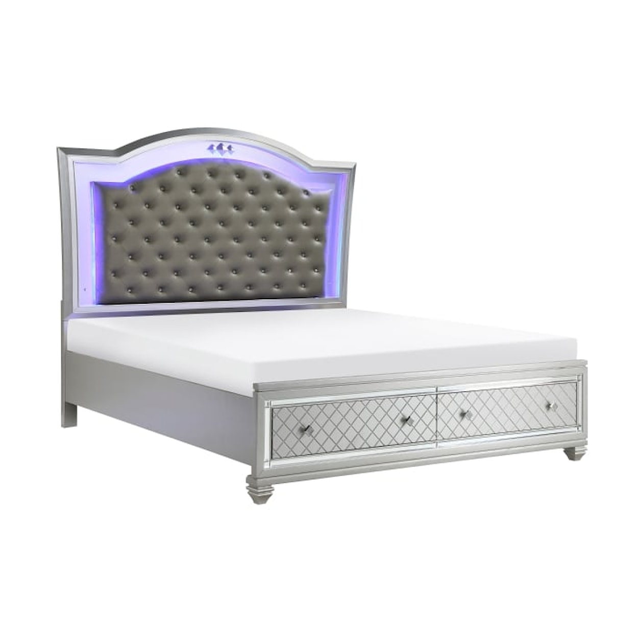 Homelegance Furniture Leesa CA King  Bed with FB Storage