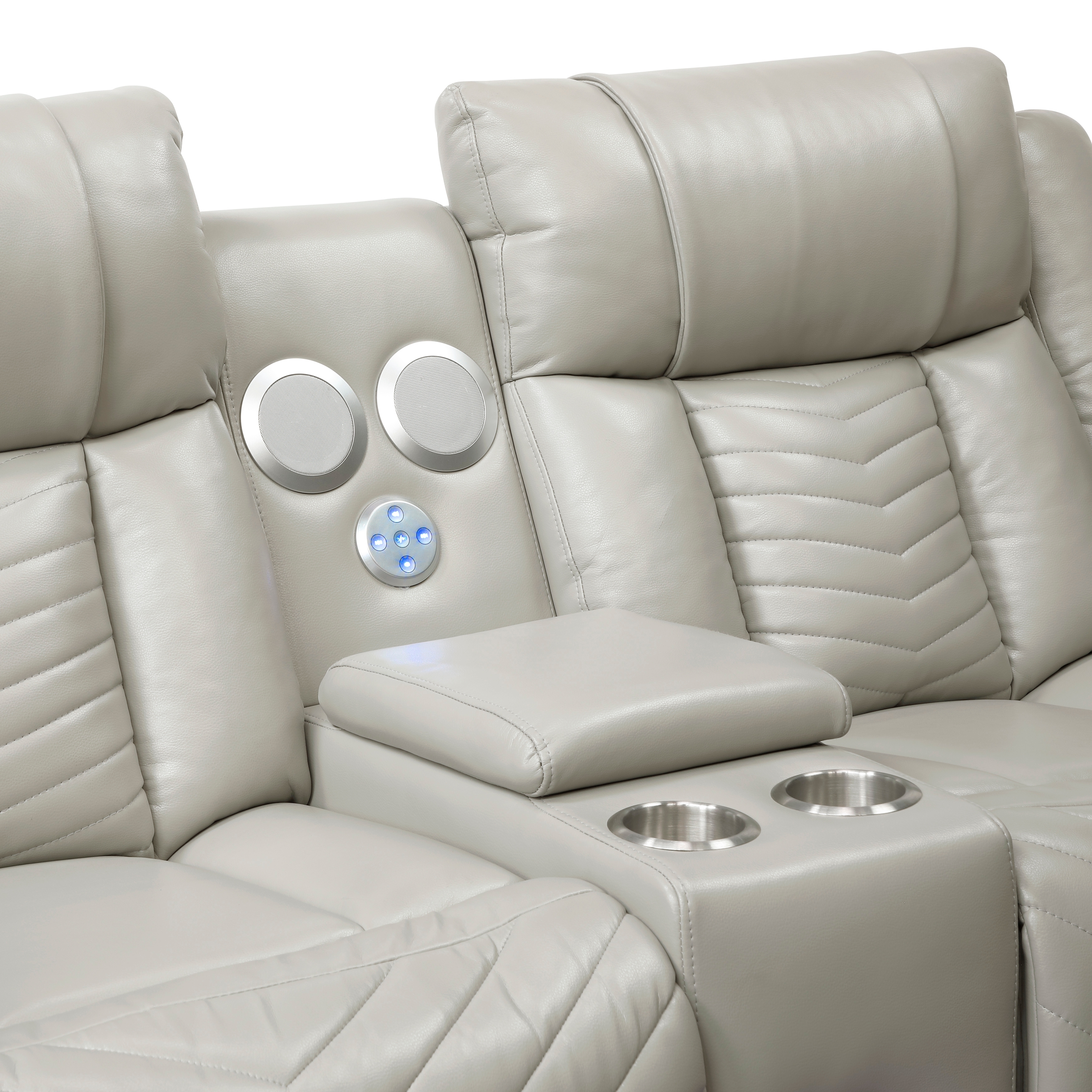 Homelegance Huron Power Double Reclining Loveseat