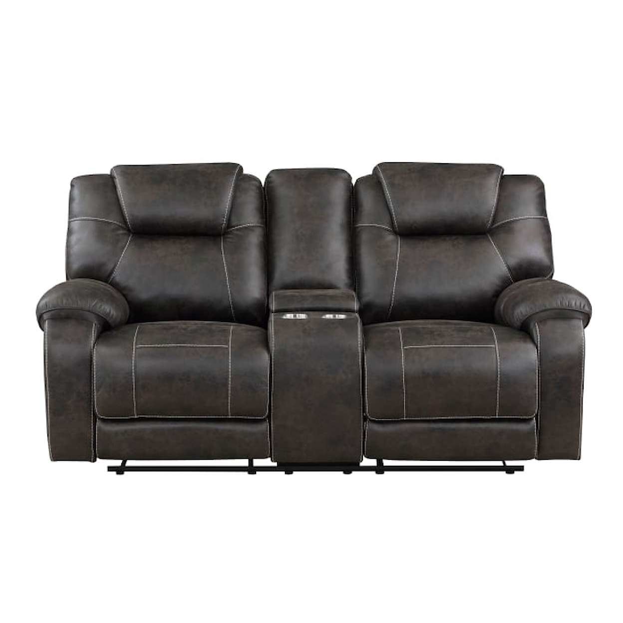 Homelegance Gainesville Reclining Console Loveseat