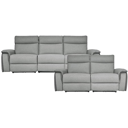 2-Piece :Power Reclining Living Room Set