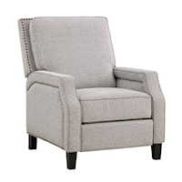 Transitional Push Back Reclining Chair