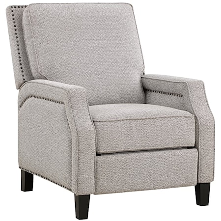 Transitional Push Back Reclining Chair
