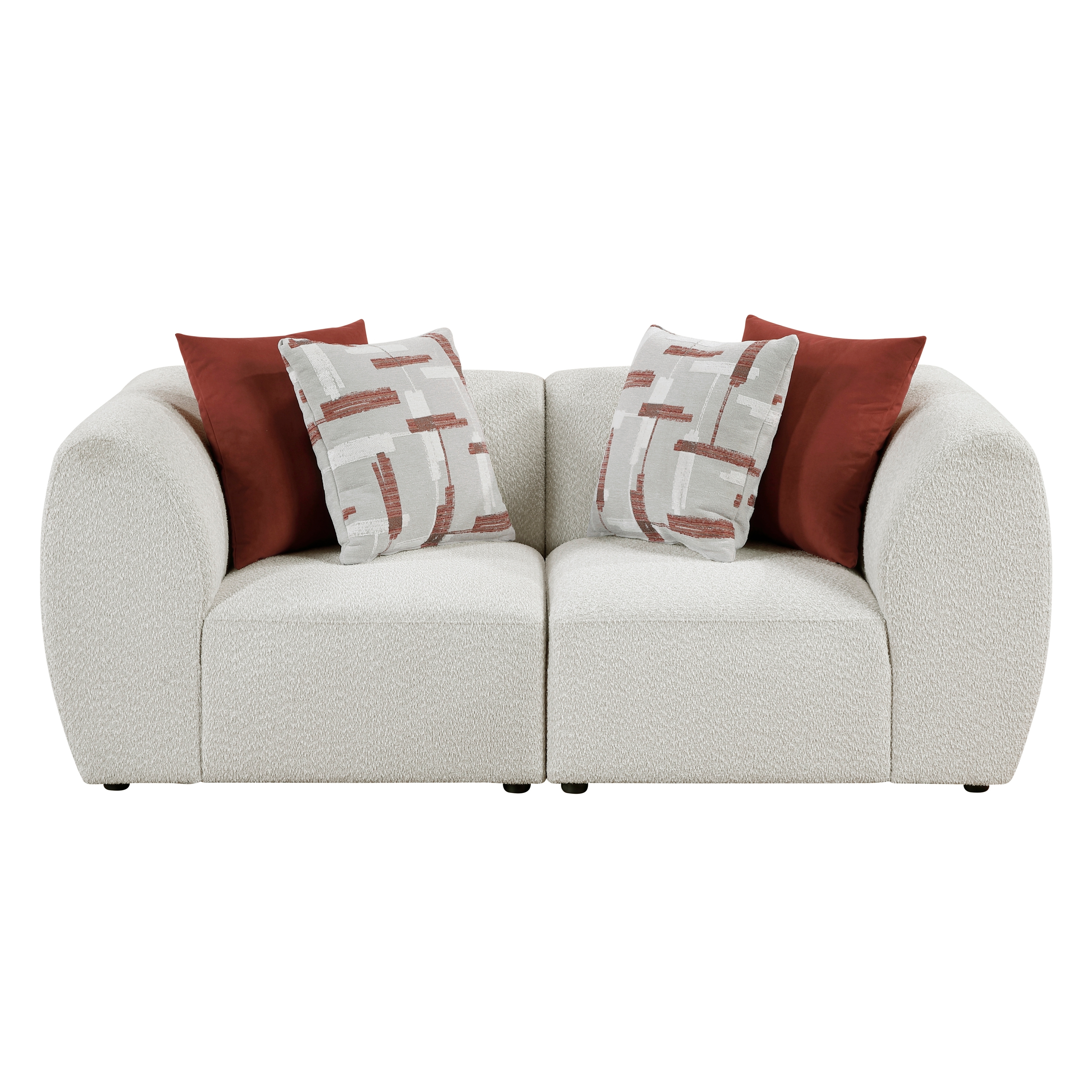Loveseat with Pillows