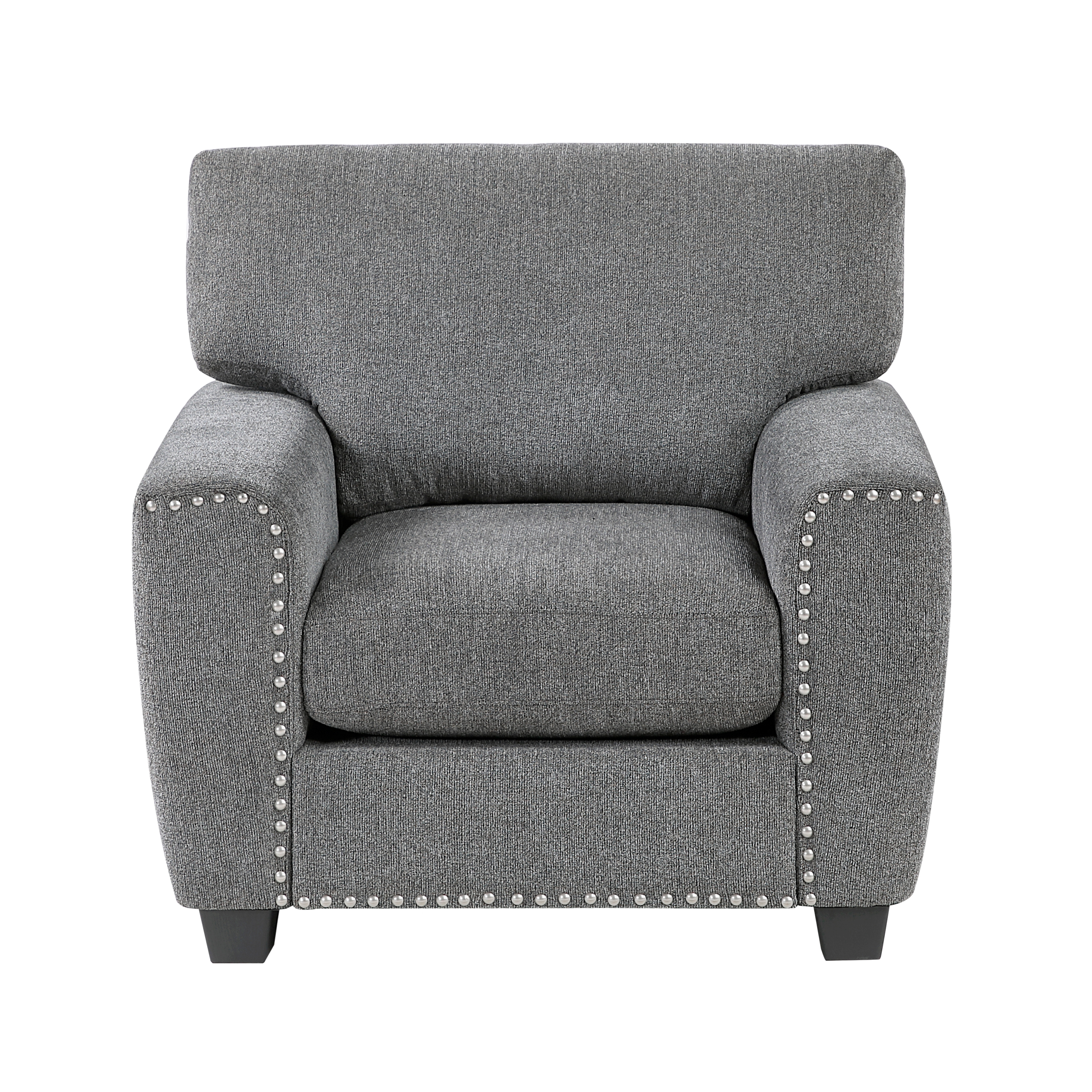 Accent Chair with Nailhead Trim