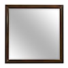 Homelegance Aziel Square Mirror with Wood Frame