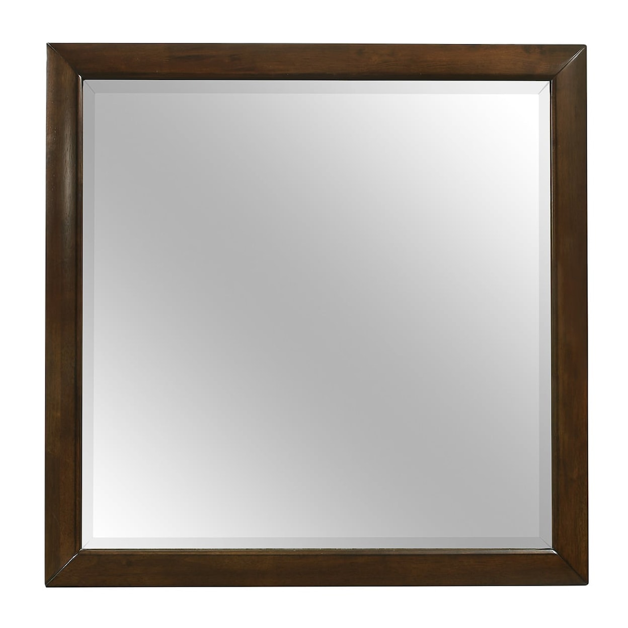 Homelegance Furniture Aziel Square Mirror with Wood Frame