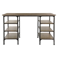 Industrial Counter Height Writing Desk