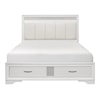 Homelegance Luster CA King  Bed with FB Storage