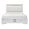 Homelegance Furniture Luster CA King  Bed with FB Storage