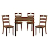 Homelegance Furniture Stowe 5-Piece Dinette Set