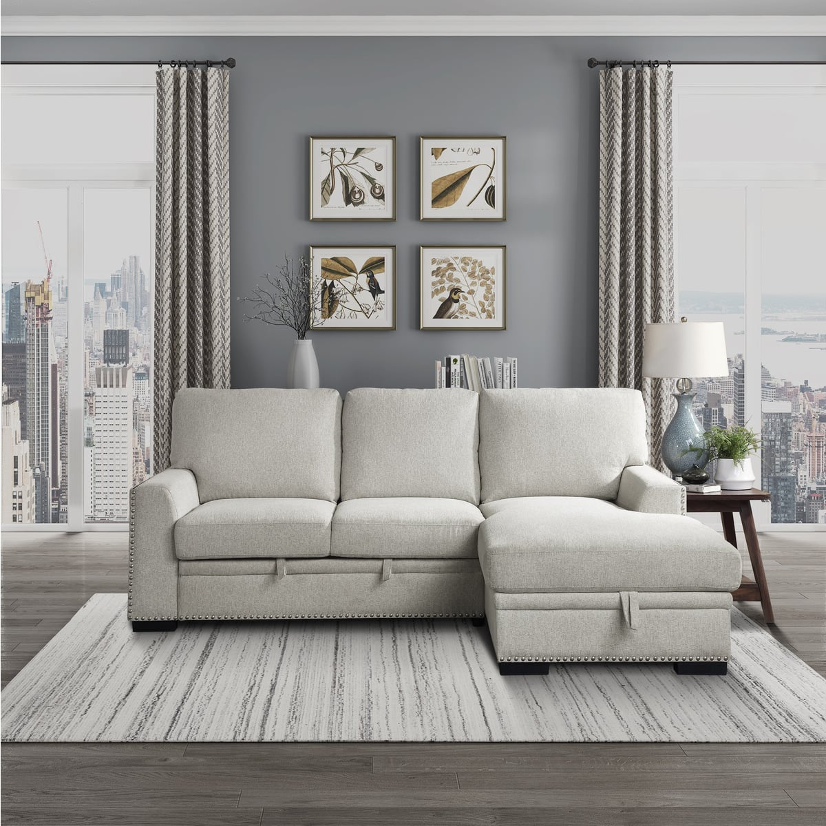 Homelegance Morelia 2-Piece Sectional Sofa