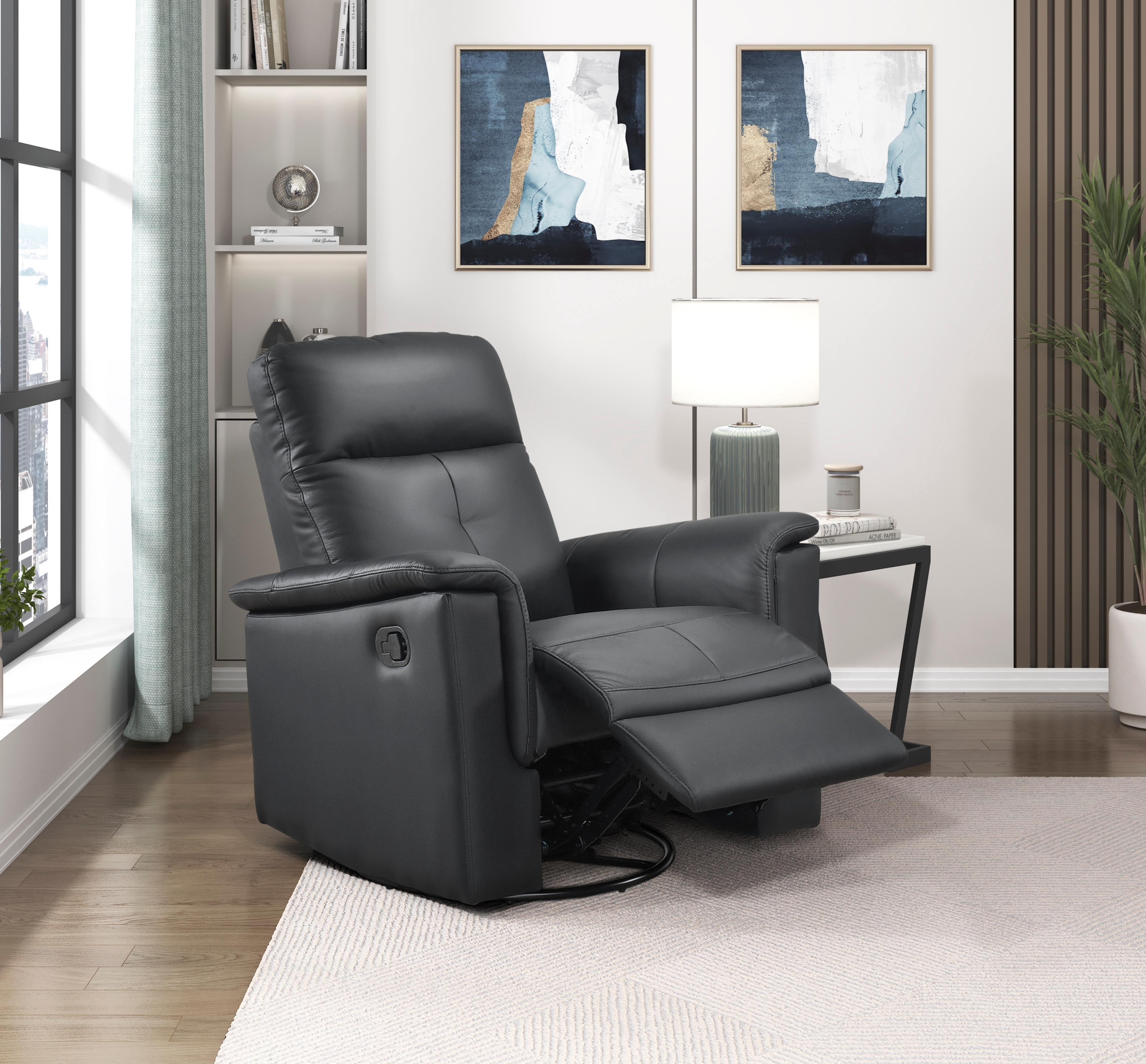Homelegance Bristow Swivel Glider Recliner