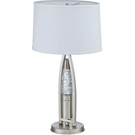 Glam Table Lamp with Glitter Night Light