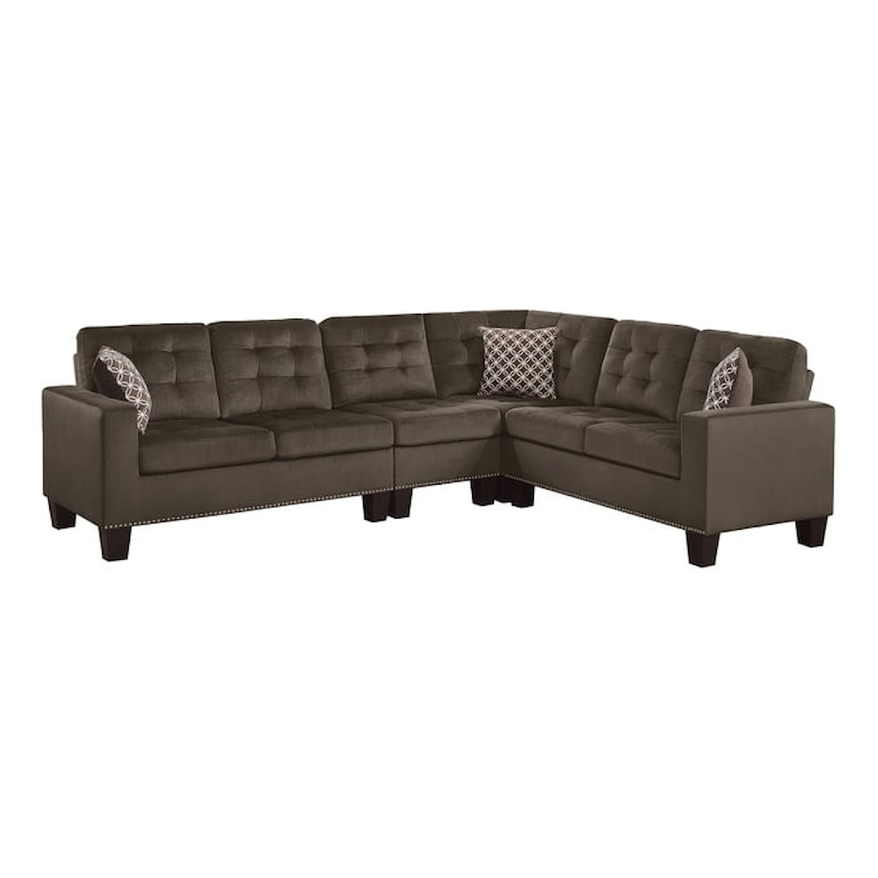 Homelegance Furniture Lantana 2-Piece Reversible Sectional