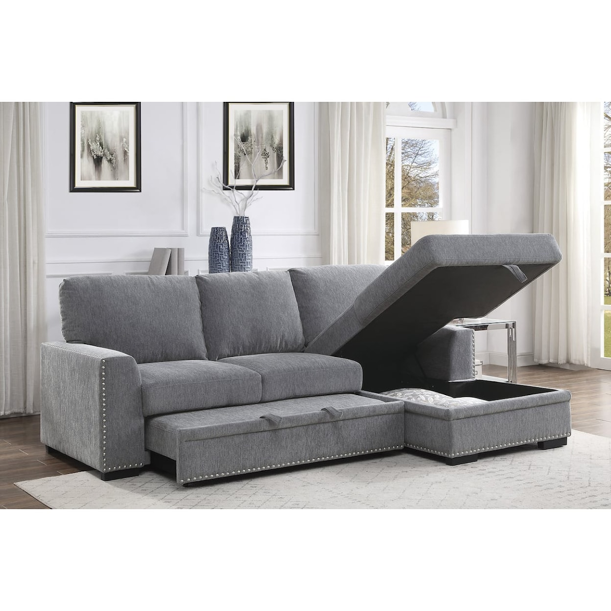 Homelegance Furniture Morelia 2-Piece Sectional Sofa