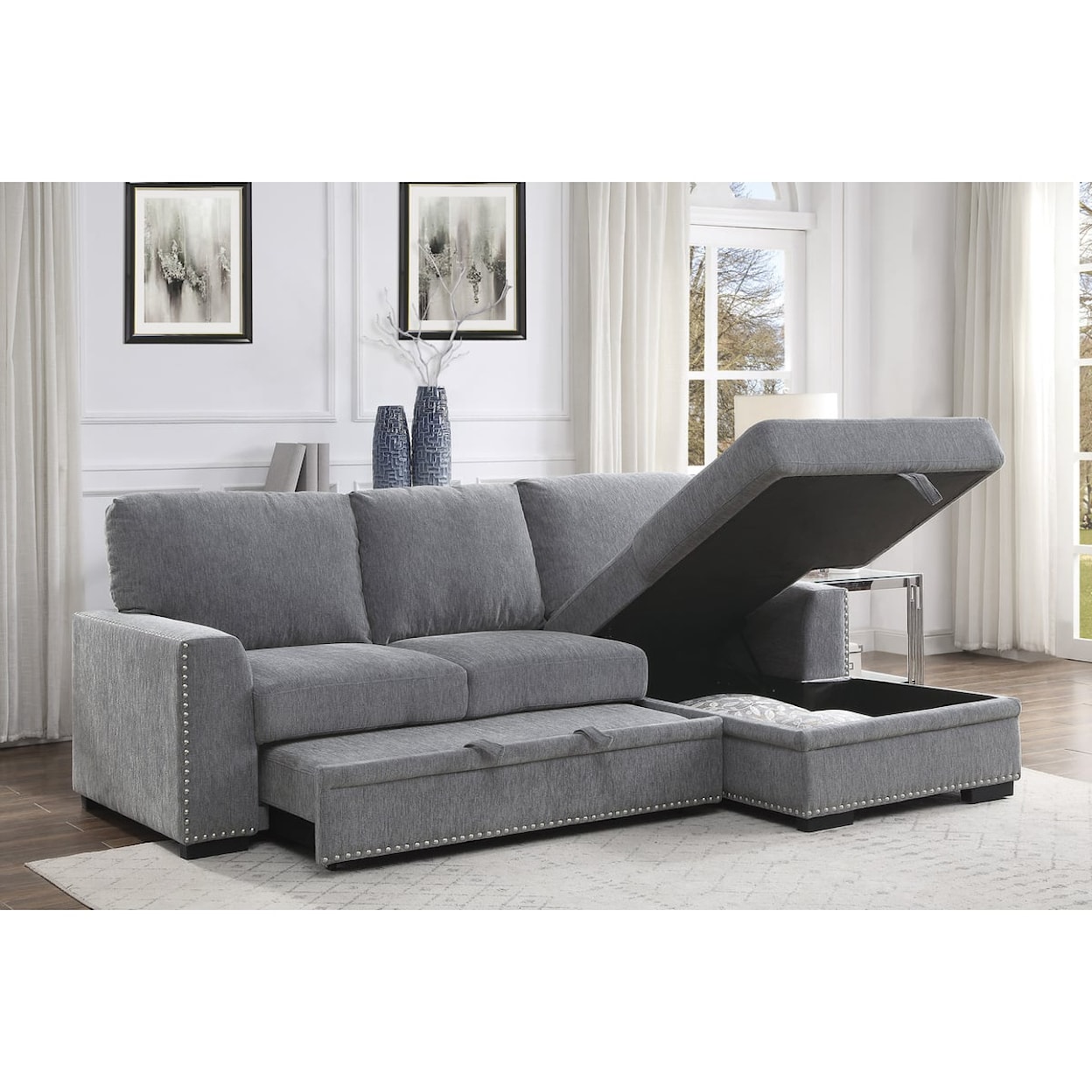 Homelegance Morelia 2-Piece Sectional Sofa