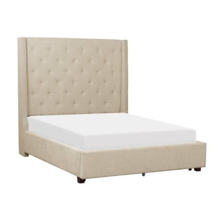 Queen Platform Storage Bed