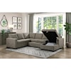 Homelegance Elton 3-Piece Sectional Sofa