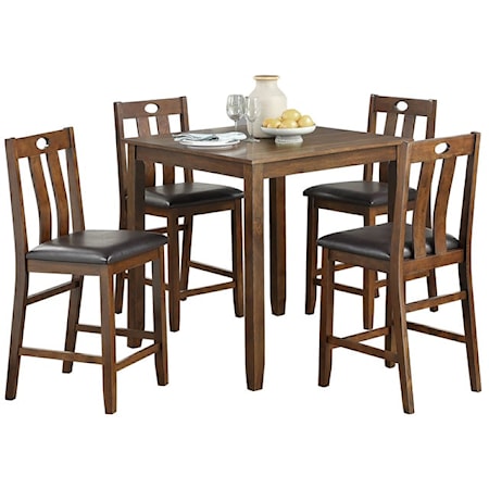 5-Piece Counter Height Dining Set