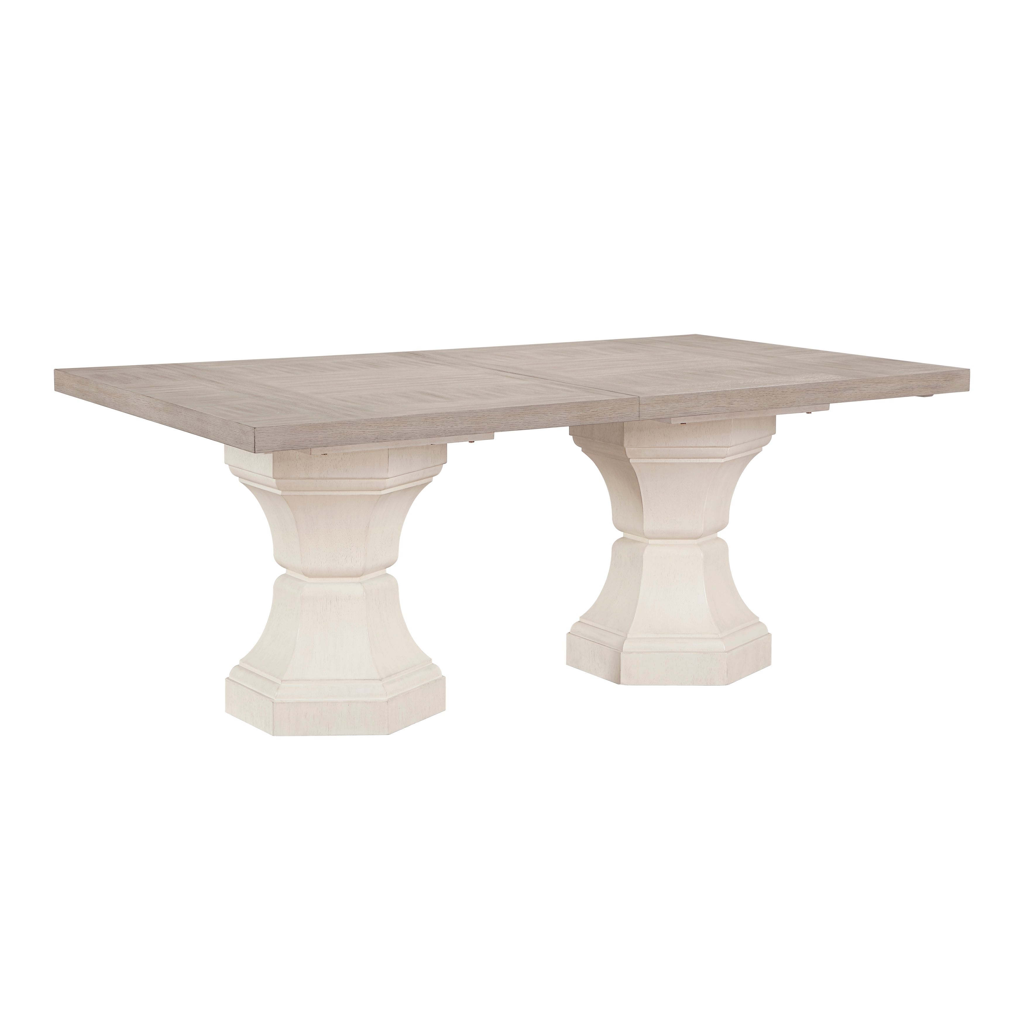 Homelegance Lofton 7-pc. Ext. Double-Pedestal Dining Set