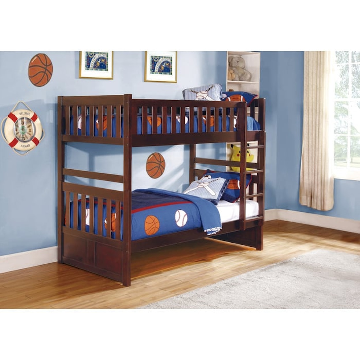 Homelegance Rowe Twin/Twin Bunk Bed