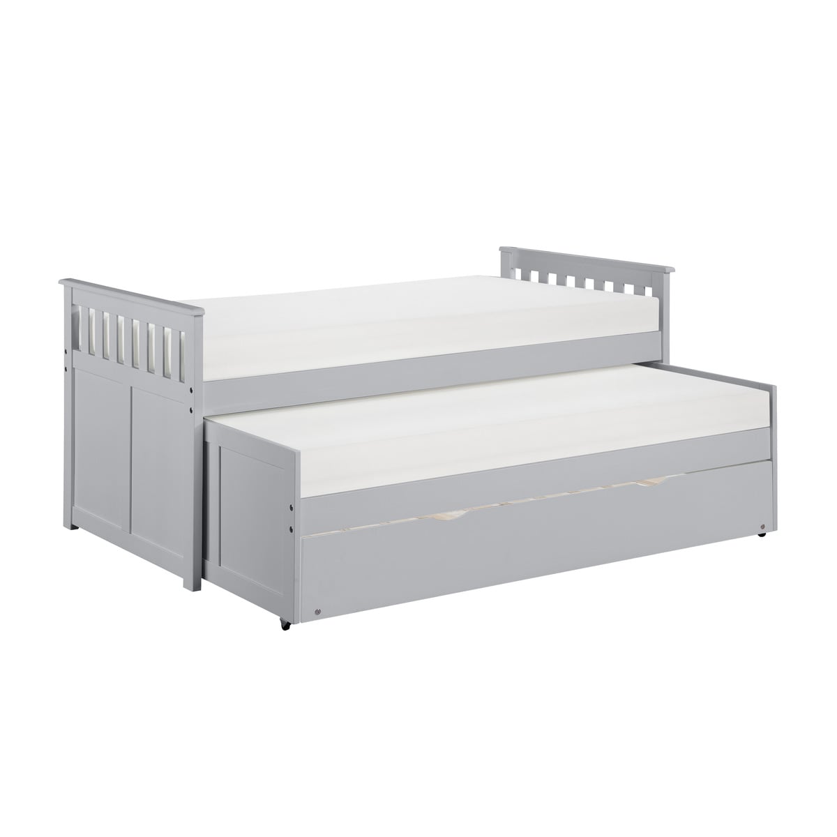 Twin Bed with 2 Trundles