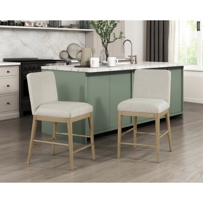 Homelegance Warner Upholstered Counter Height Chair