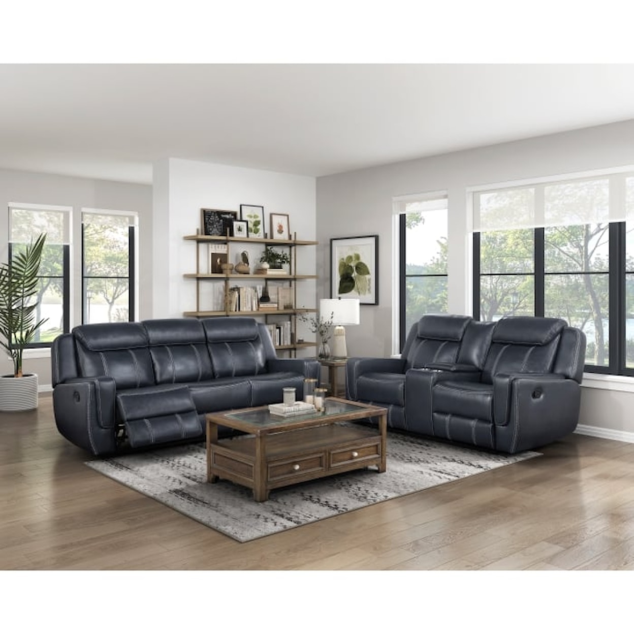 Homelegance Furniture Littleton Reclining Loveseat