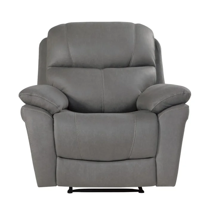 Longvale 9580GY1PWH Casual Power Reclining Chair with Power Headrest